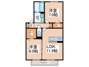 パストラルの物件間取画像